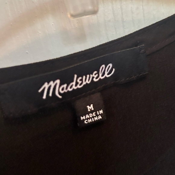 Madewell - Silk Studio Ruffle-Hem Top - Picture 4 of 6
